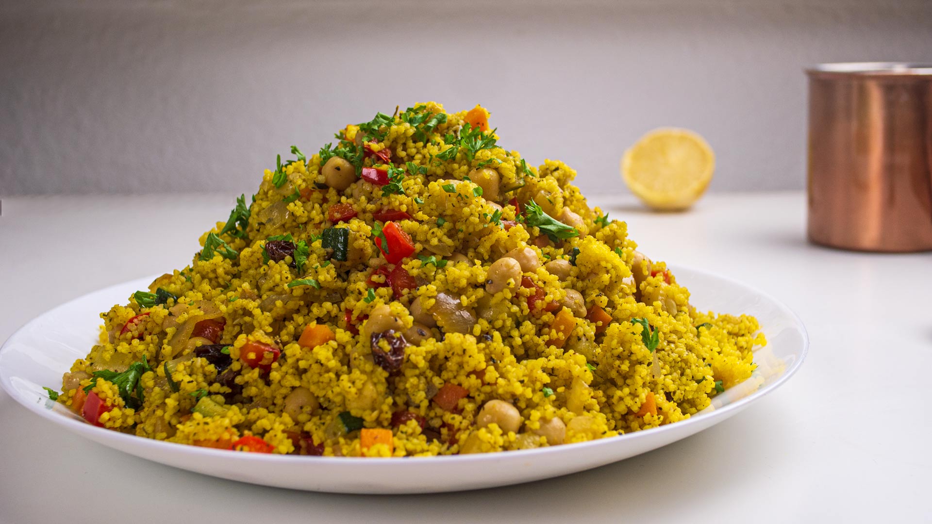 Marokkanischer Couscous Salat