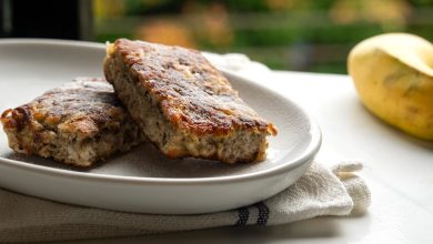 Jamaikanische Bananen Pfannkuchen